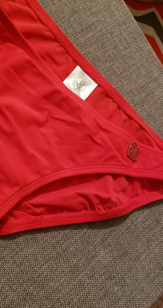 Red Body Glove bikini bottom.